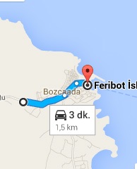 Bozcaada Şehir içi Ulaşım